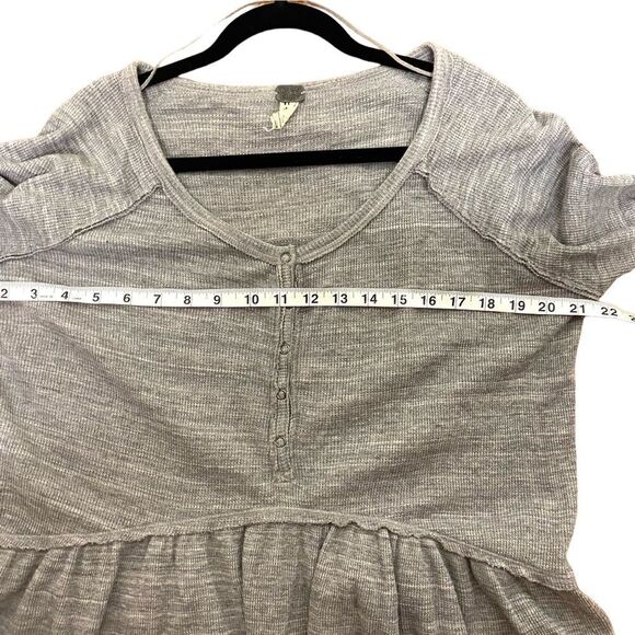 FREE People Coastline Thermal Peplum Top - Picture 7 of 8